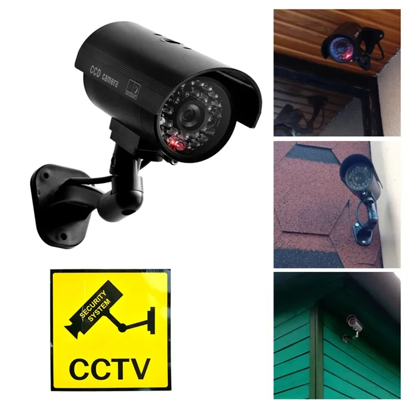 Home Security Systems With Cameras - Simulation Fake Bullet Camera Dummy Cameras