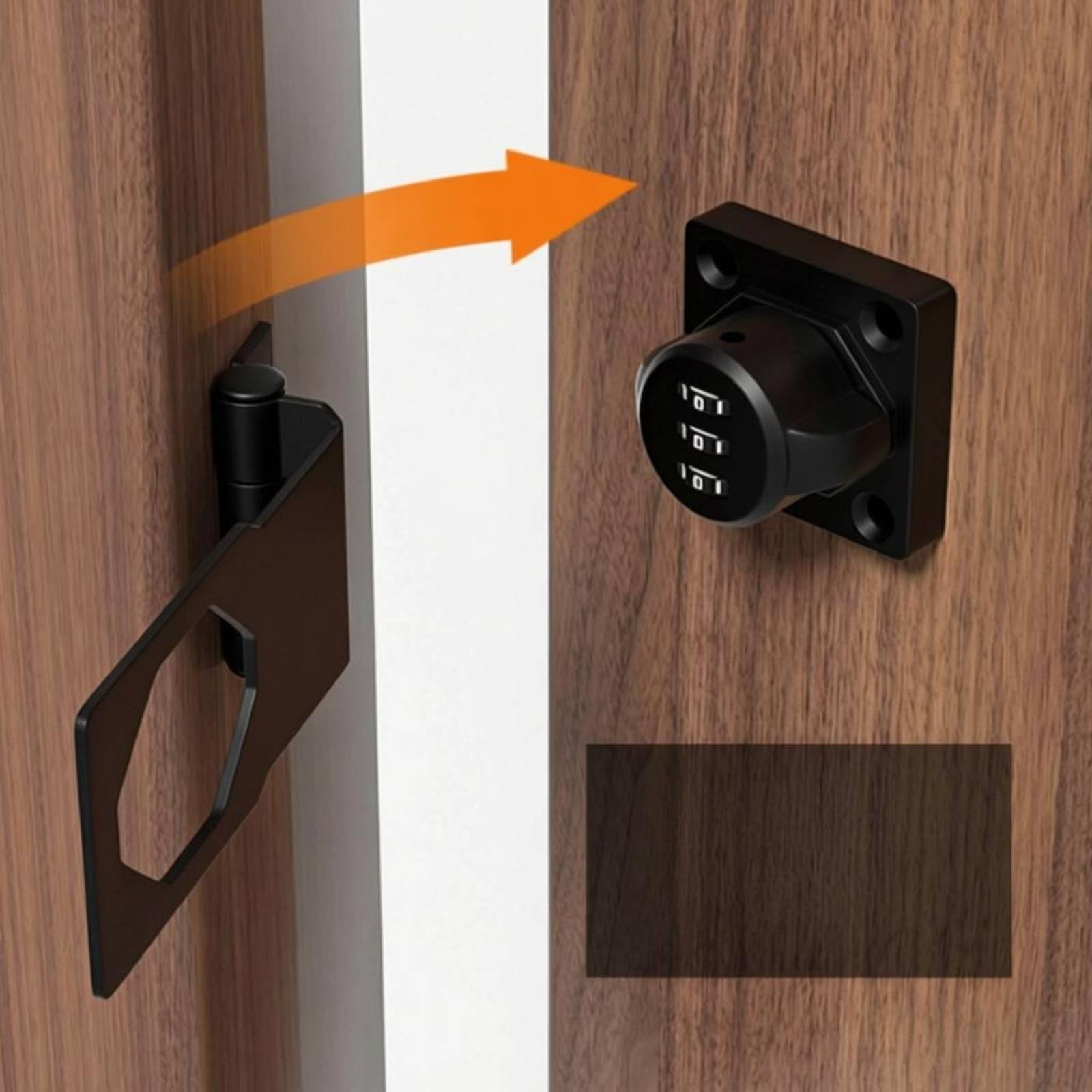 Home Security Door Lock - Combination Door Latch Lock Password Code