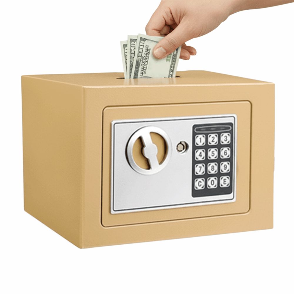 Safe Box Digital - Anti-Theft Piggy Bank Password Lock Key