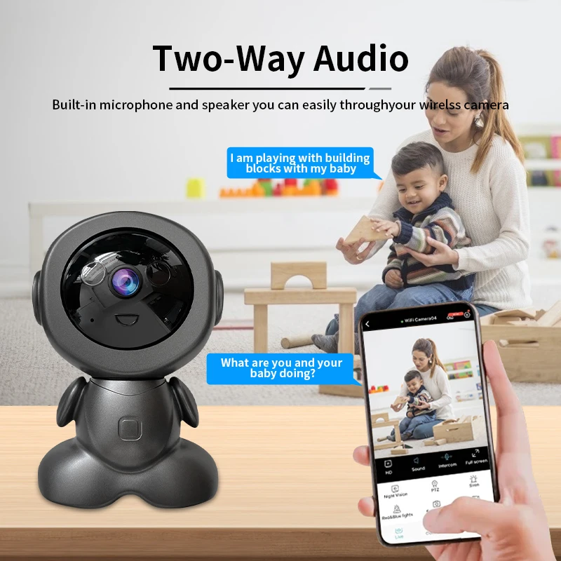 8MP Wifi Surveillance Robot Ca - Home Security Images บทวิจารณ์และราคา