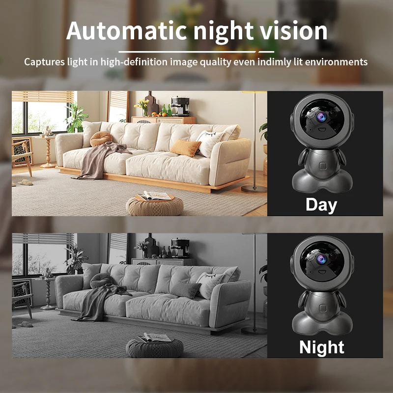 8MP Wifi Surveillance Robot Ca - Home Security Images บทวิจารณ์และราคา