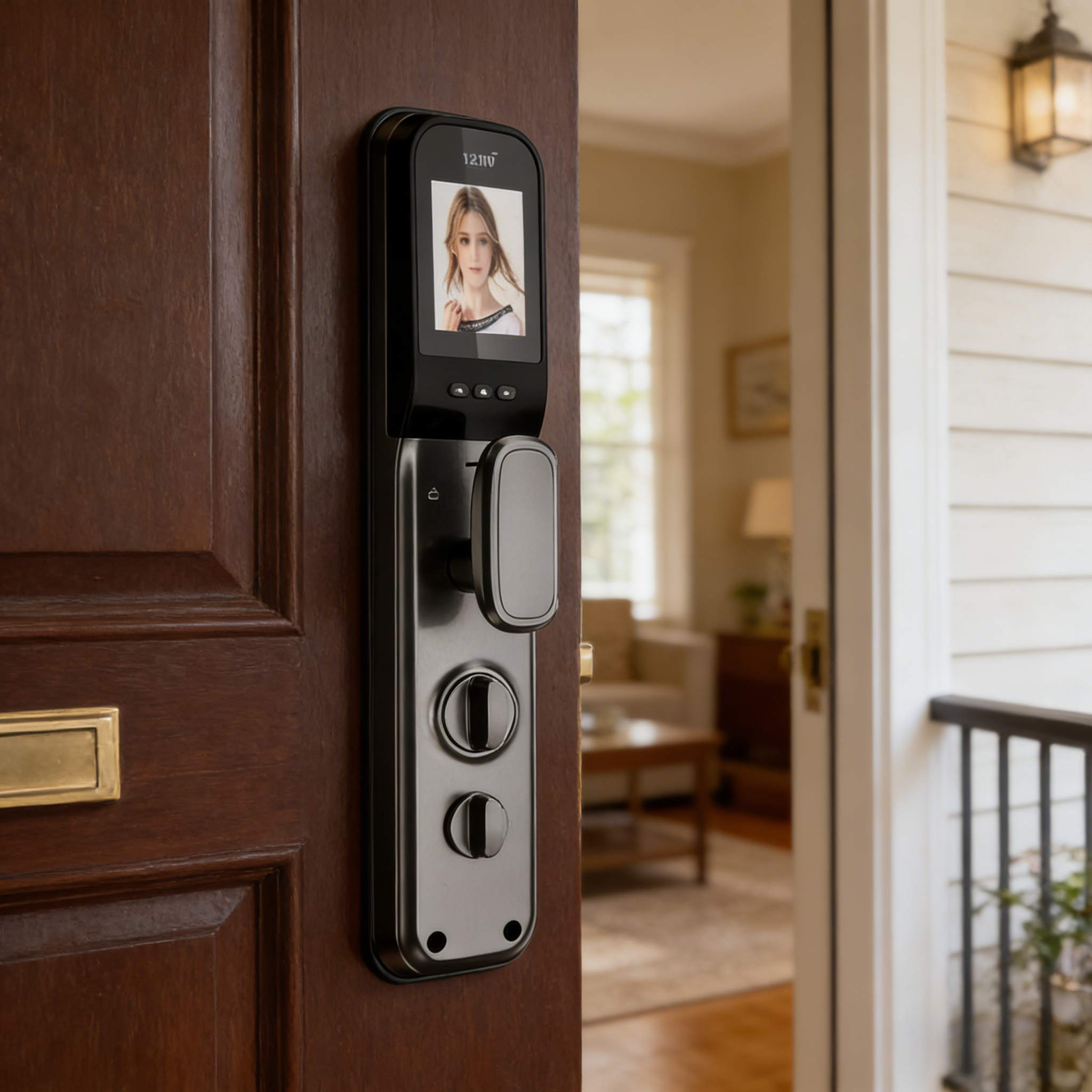 HX5 Smart Door Lock 3D Face Re - Home Security Door Lock บทวิจารณ์และราคา