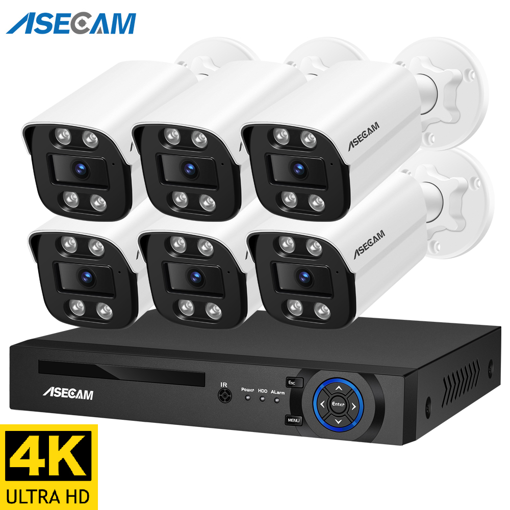 New 8MP Security Camera System - Home Security Systems With Cameras บทวิจารณ์และราคา