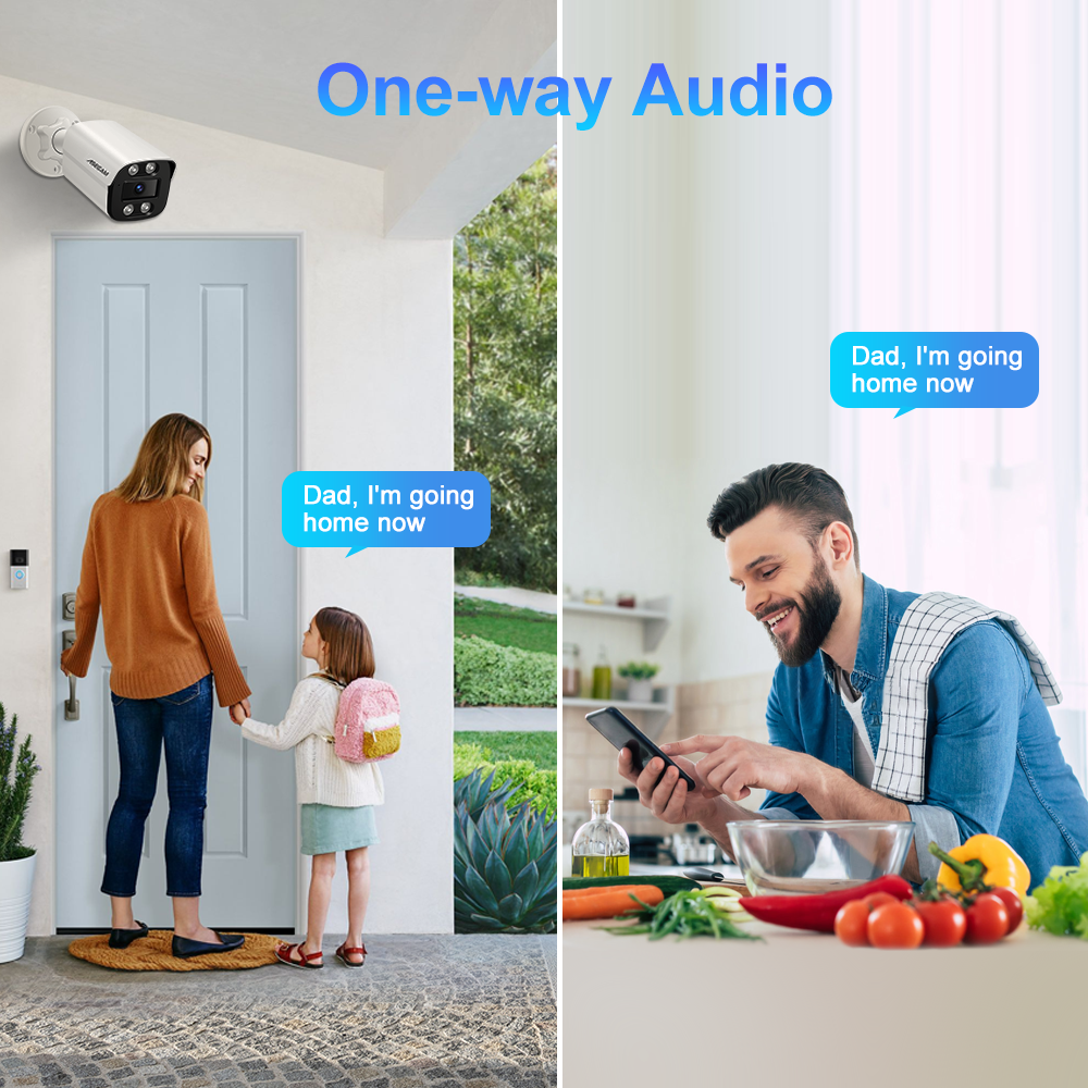 New 8MP Security Camera System - Home Security Systems With Cameras บทวิจารณ์และราคา