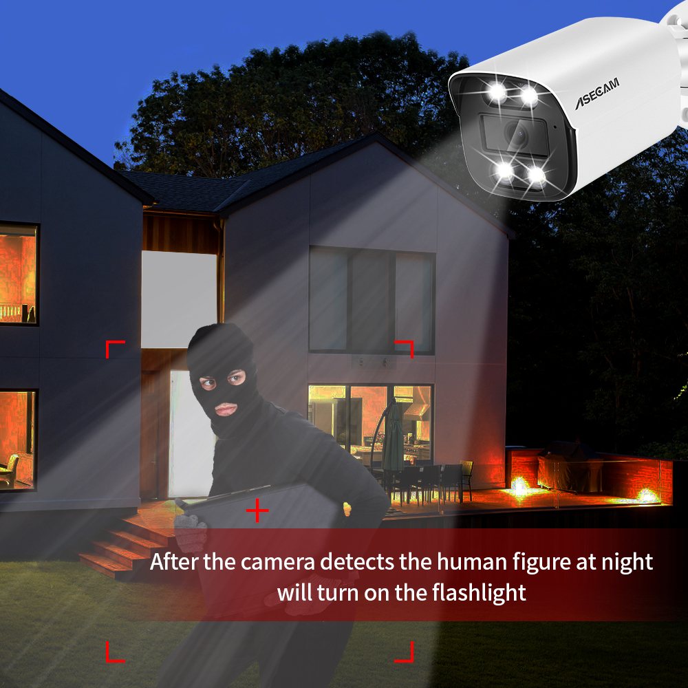 New 8MP Security Camera System - Home Security Systems With Cameras บทวิจารณ์และราคา