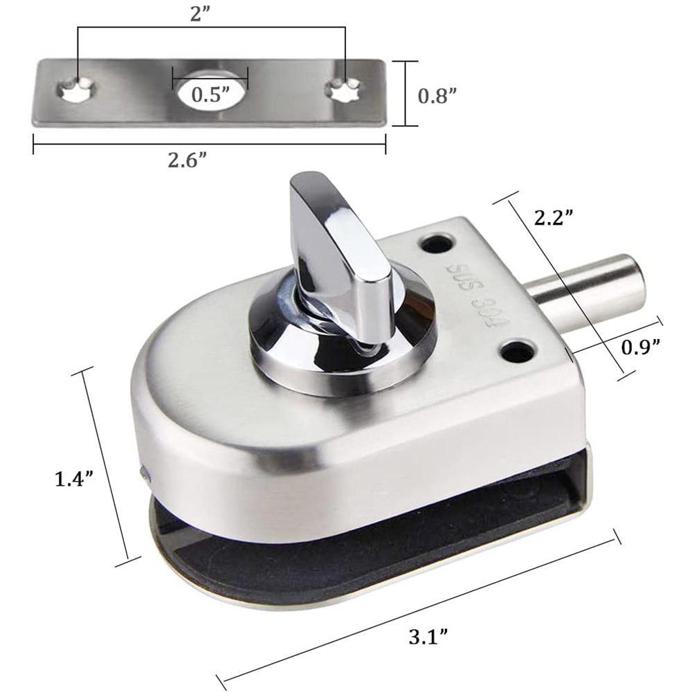 Bathroom Office Anti-Theft Hom - Home Security Door Lock บทวิจารณ์และราคา