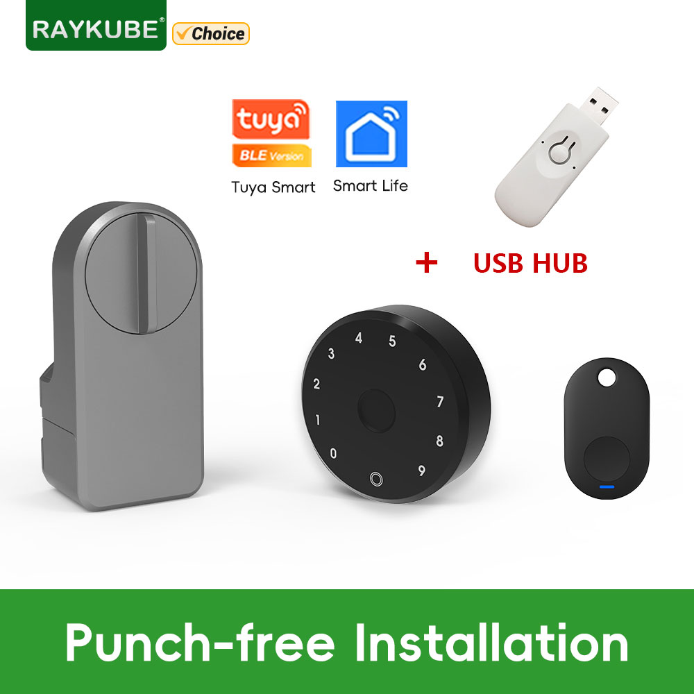 RAYKUBE A1 Pro Tuya BEL Smart  - Home Security Door Lock บทวิจารณ์และราคา