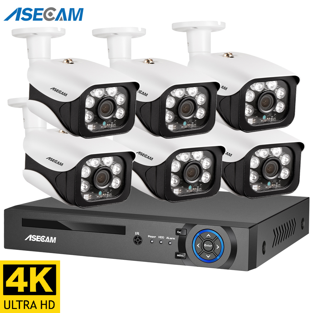 8MP Security Camera System 4K  - Home Security Systems With Cameras บทวิจารณ์และราคา