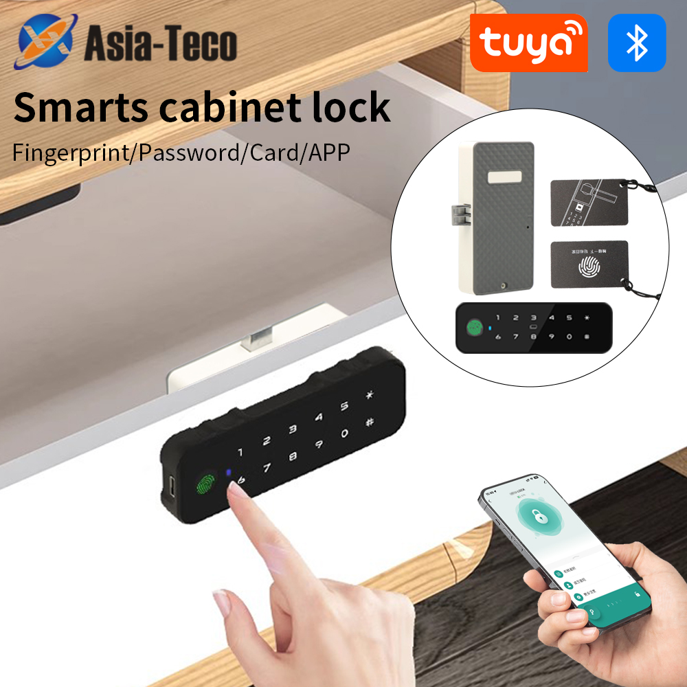 Tuya Bluetooth Smart Wood Cabi - Home Security Door Lock บทวิจารณ์และราคา