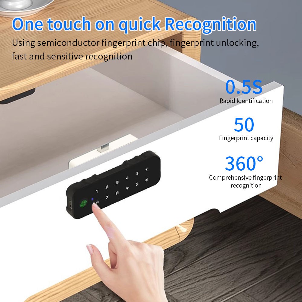 Tuya Bluetooth Smart Wood Cabi - Home Security Door Lock บทวิจารณ์และราคา