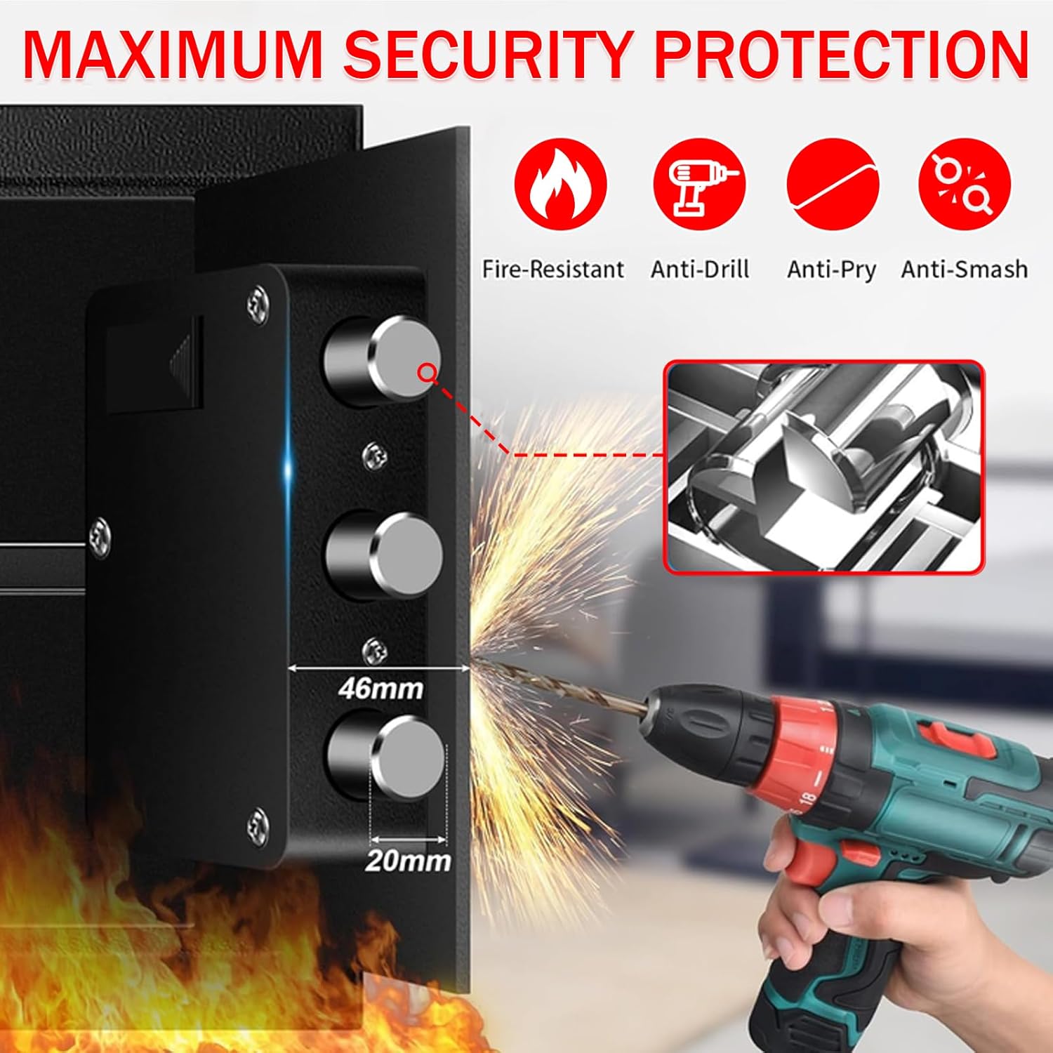 Small Fire Safe Box for Home w - Home Security Images บทวิจารณ์และราคา