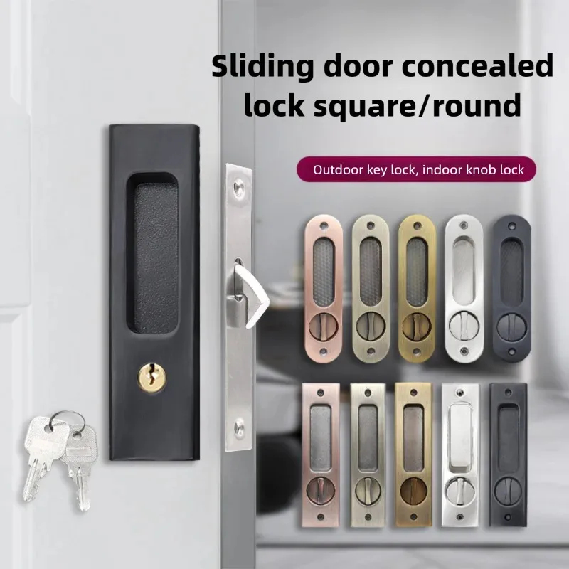 Durable Black Hook Sliding Doo - Home Security Door Lock บทวิจารณ์และราคา