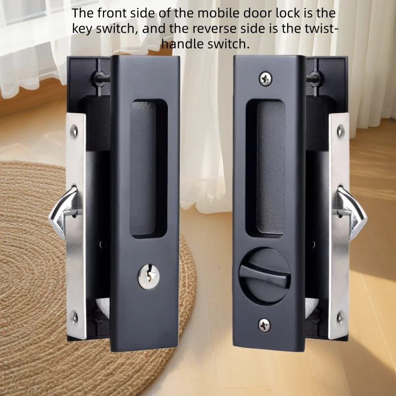 Durable Black Hook Sliding Doo - Home Security Door Lock บทวิจารณ์และราคา