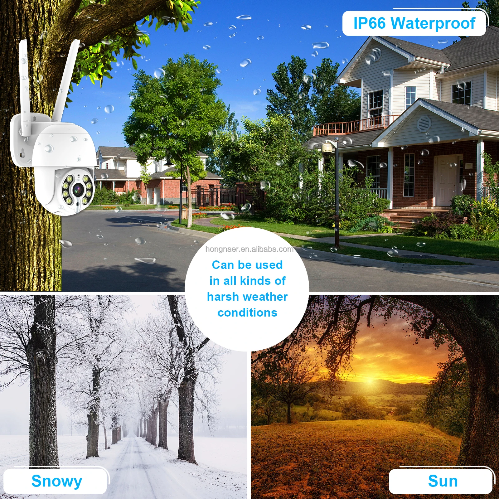 2026 Hongnaer 3MP 4 Channel Wi - Home Security Systems With Cameras บทวิจารณ์และราคา