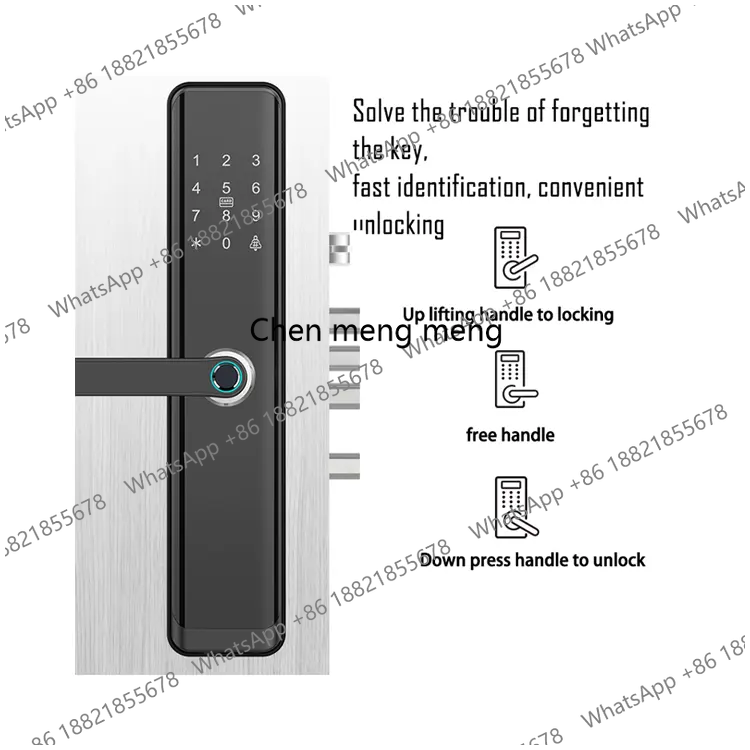 Rfid Fingerprint Handle Smart  - Home Security Battery Replacement บทวิจารณ์และราคา