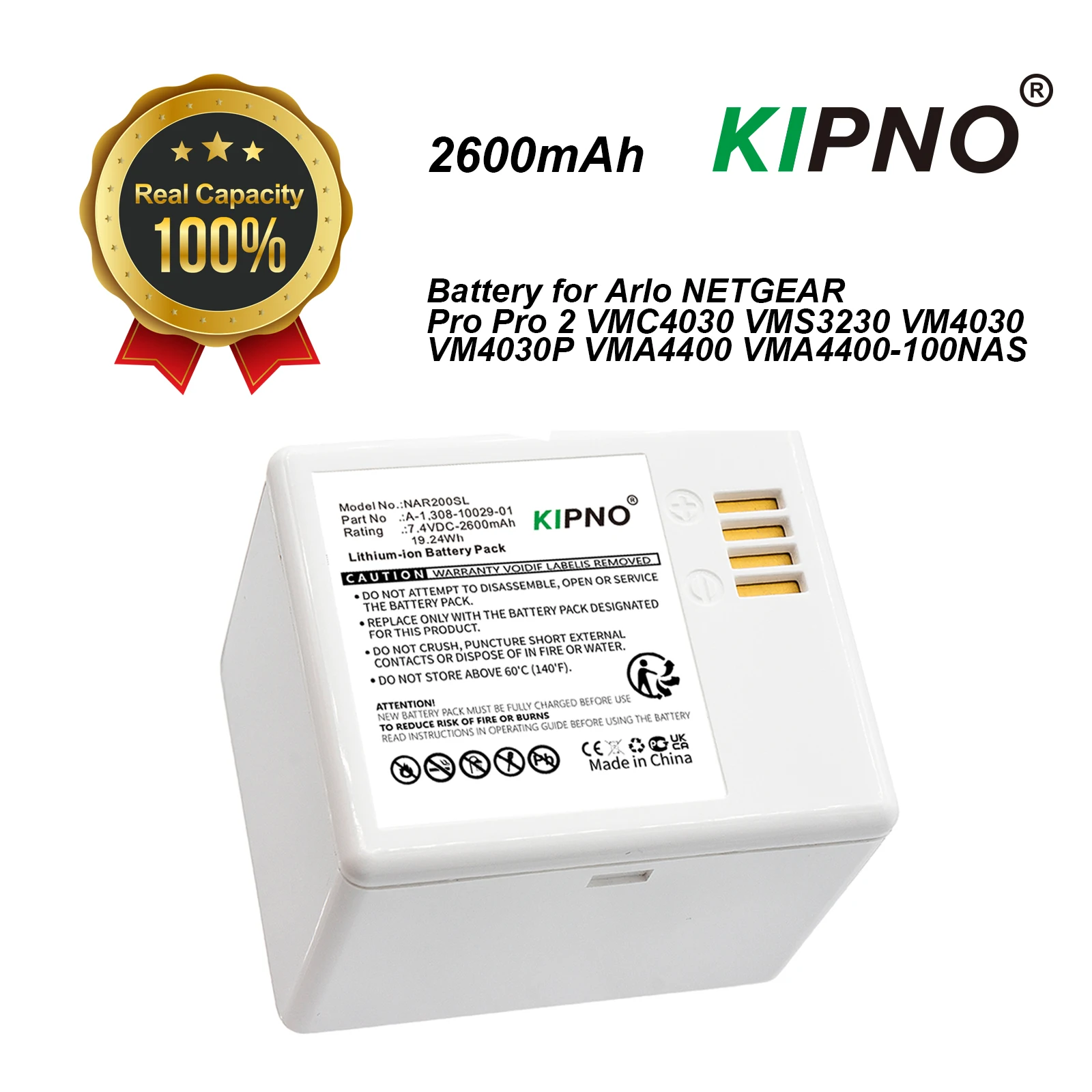 KIPNO Replacement Battery A-1  - Home Security Battery Replacement บทวิจารณ์และราคา