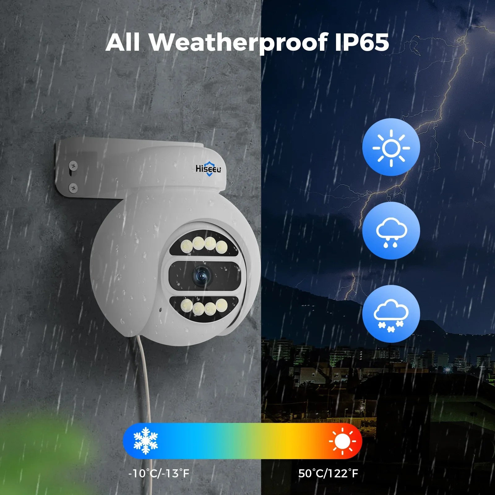 Hiseeu Automatic Tracking 5mp  - Home Security Systems With Cameras บทวิจารณ์และราคา