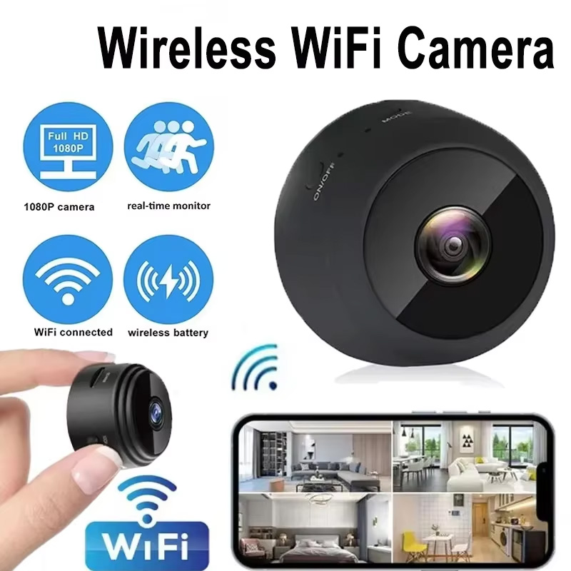 New A9 Camera Wifi 1080p HD Wi - Home Security Systems With Cameras บทวิจารณ์และราคา