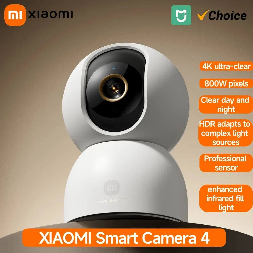 New xiaomiI Smart Camera 4 Dua - Home Security Camera 360 Xiaomi บทวิจารณ์และราคา