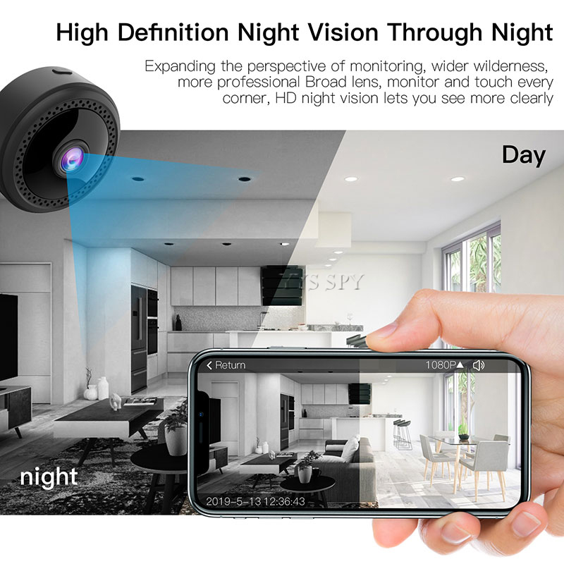 HD Wifi Mini Video Camera Digi - Home Security Images บทวิจารณ์และราคา