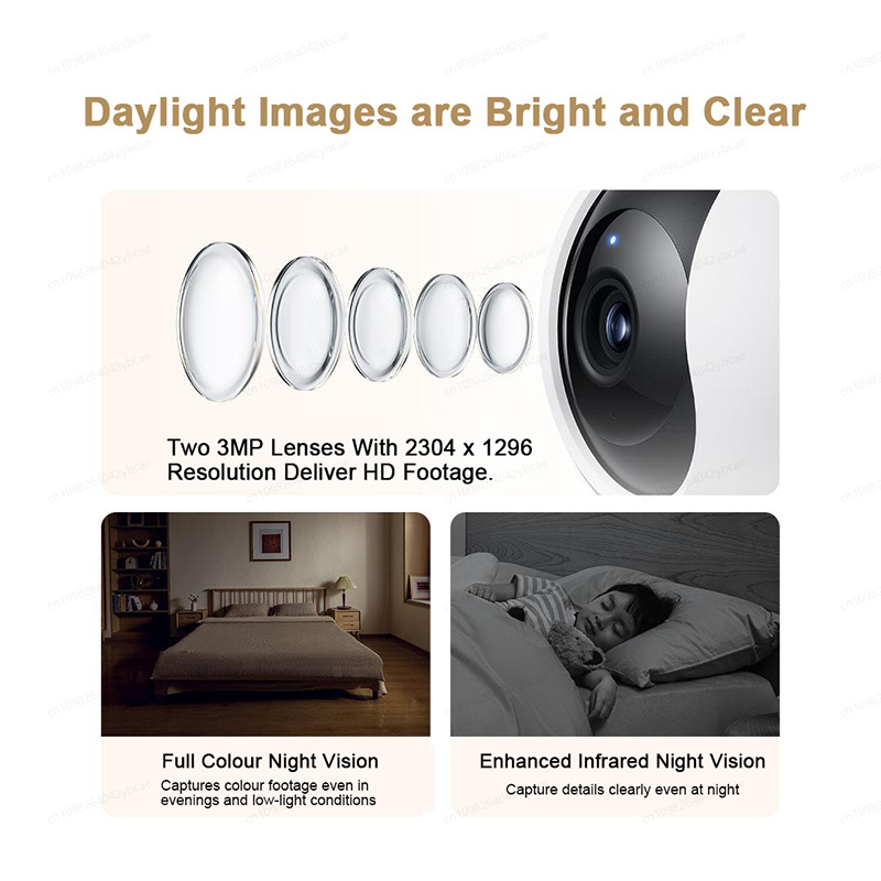 XIAOMI Smart Camera C300 Dual  - Home Security Camera 360 Xiaomi บทวิจารณ์และราคา