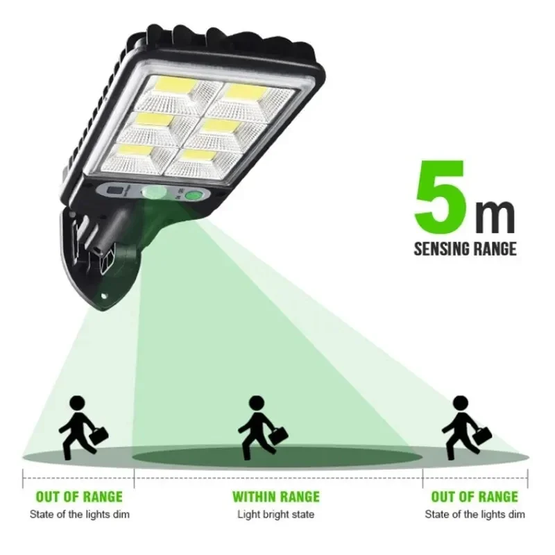 Outdoor Solar Garden Lights wi - Solar Security Light บทวิจารณ์และราคา