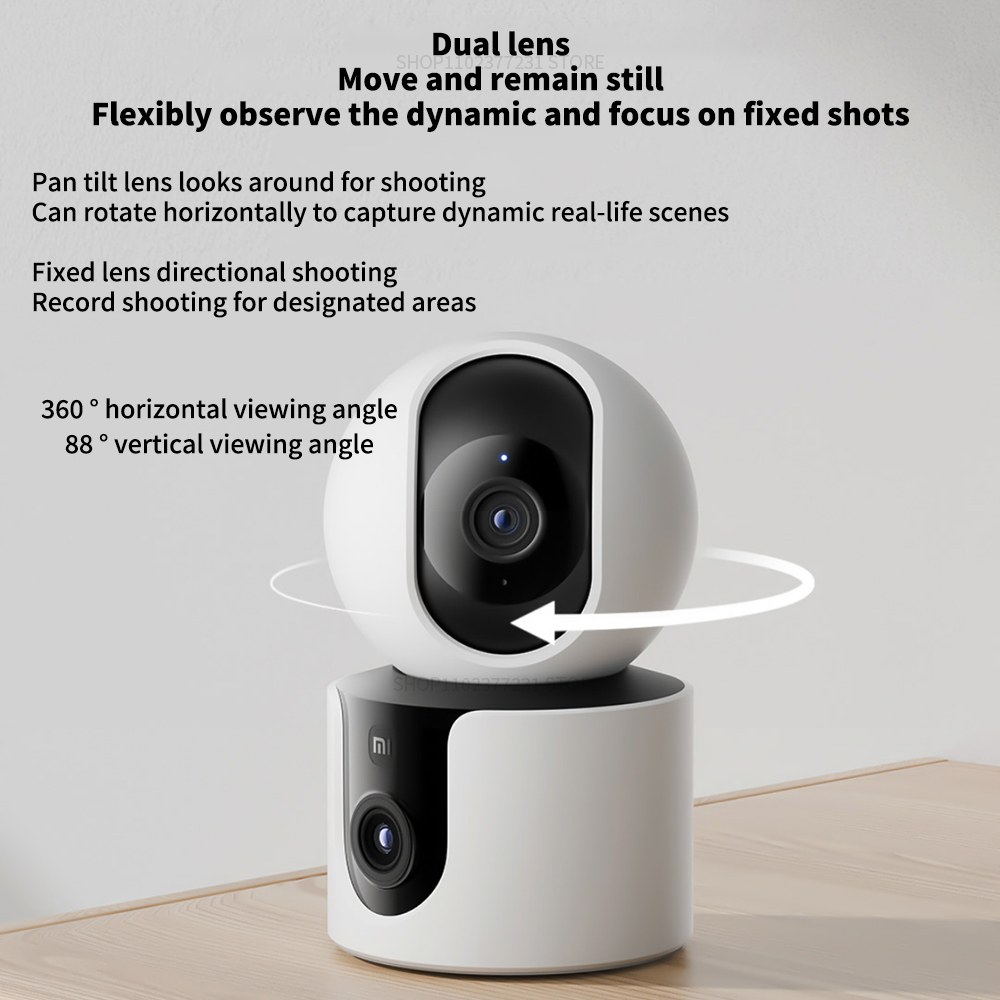 Xiaomi Smart Camera C300 Dual  - Home Security Camera 360 Xiaomi บทวิจารณ์และราคา