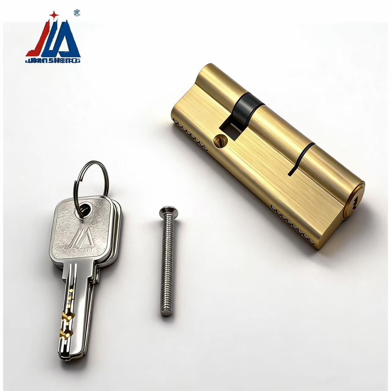Solid Brass Door Lock Cylinder - Home Security Door Lock บทวิจารณ์และราคา