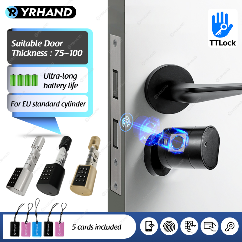 Smart Euro Cylindrical Door Lo - Home Security Door Lock บทวิจารณ์และราคา