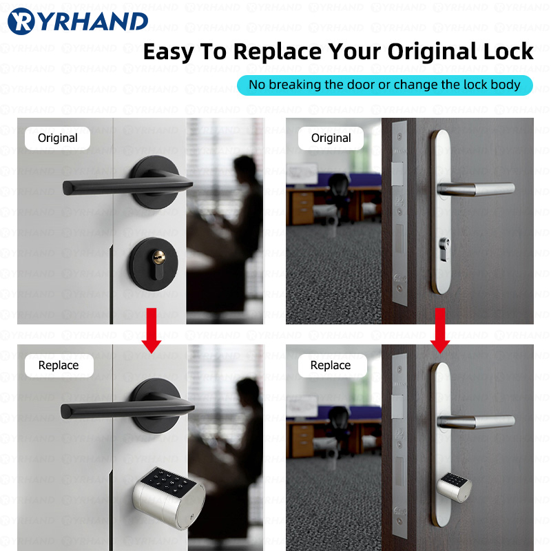Smart Euro Cylindrical Door Lo - Home Security Door Lock บทวิจารณ์และราคา