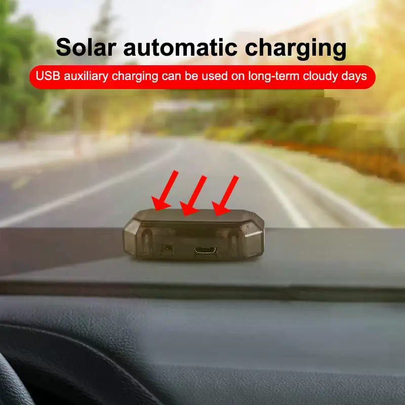 Car Mini LED Solar Power Warni - Solar Security Light บทวิจารณ์และราคา