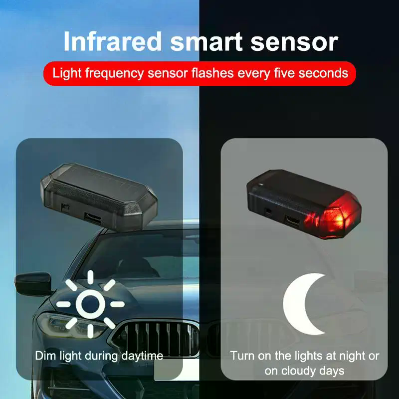 Car Mini LED Solar Power Warni - Solar Security Light บทวิจารณ์และราคา