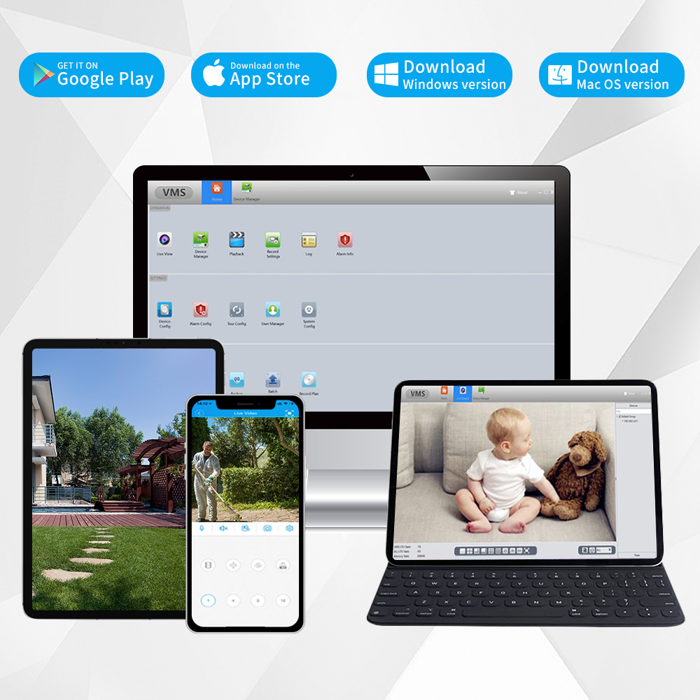 8MP 4K Ai Face Detection Secur - Home Security Systems With Cameras บทวิจารณ์และราคา