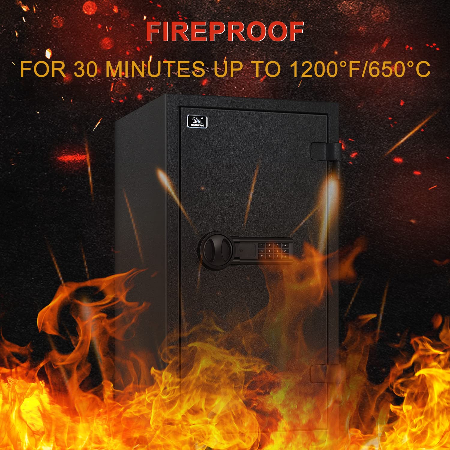 Fireproof Safe, 3.47 Cubic Fee - Safe Box Digital บทวิจารณ์และราคา