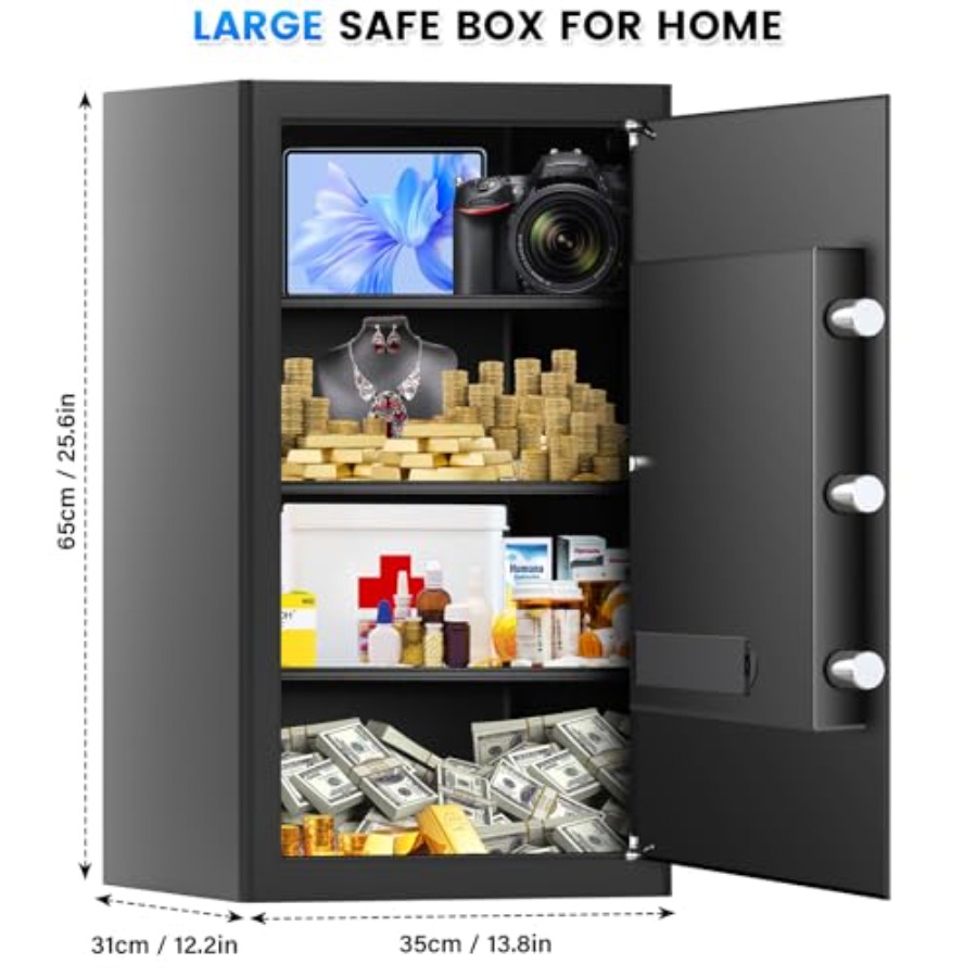 Home office fireproof waterpro - Safe Box Digital บทวิจารณ์และราคา