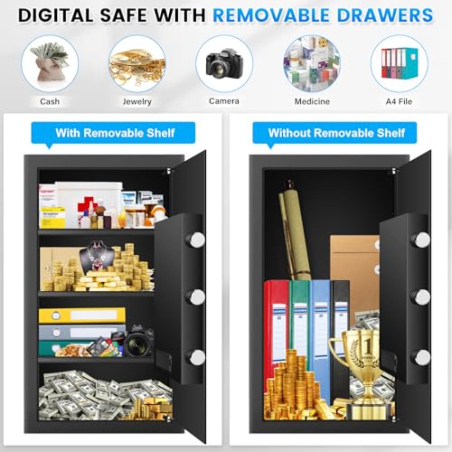 Home office fireproof waterpro - Safe Box Digital บทวิจารณ์และราคา