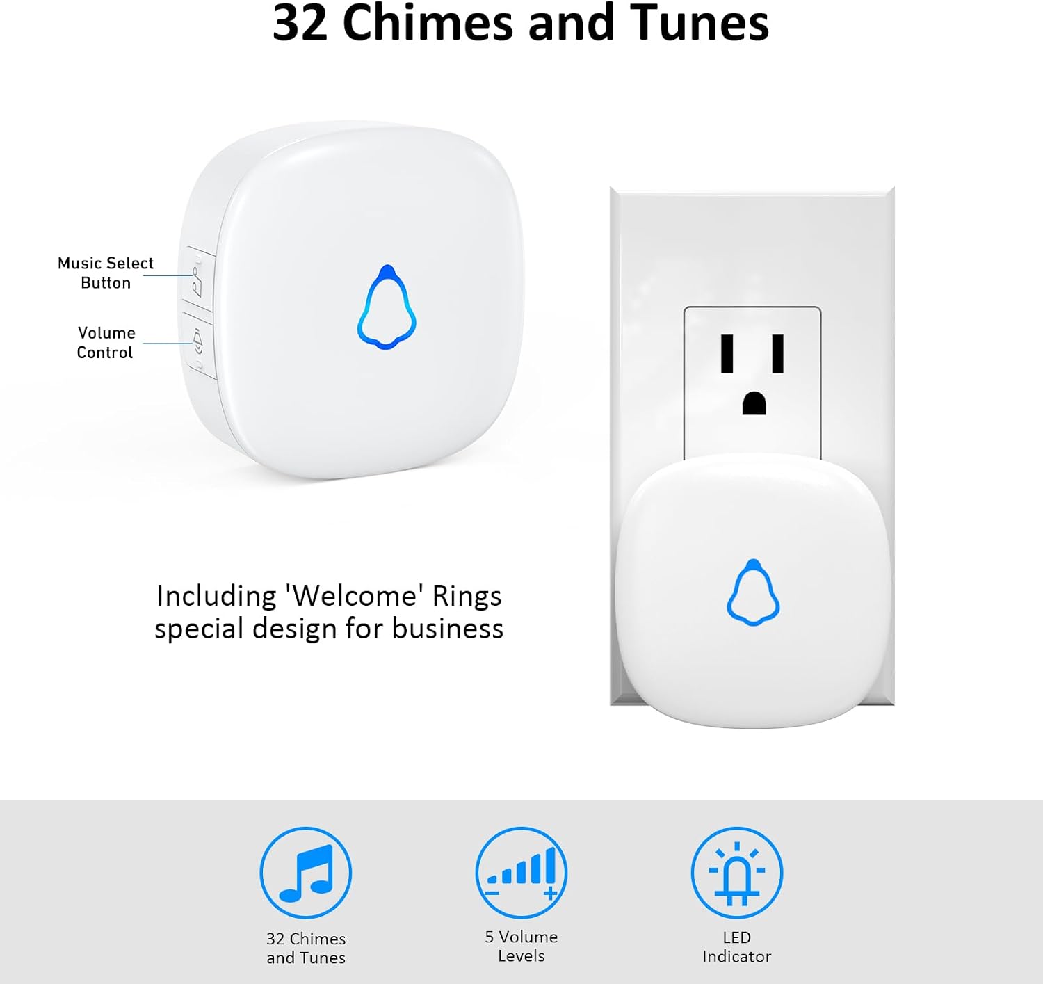 Motion Sensor Door Chime, Wire - Home Security Images บทวิจารณ์และราคา
