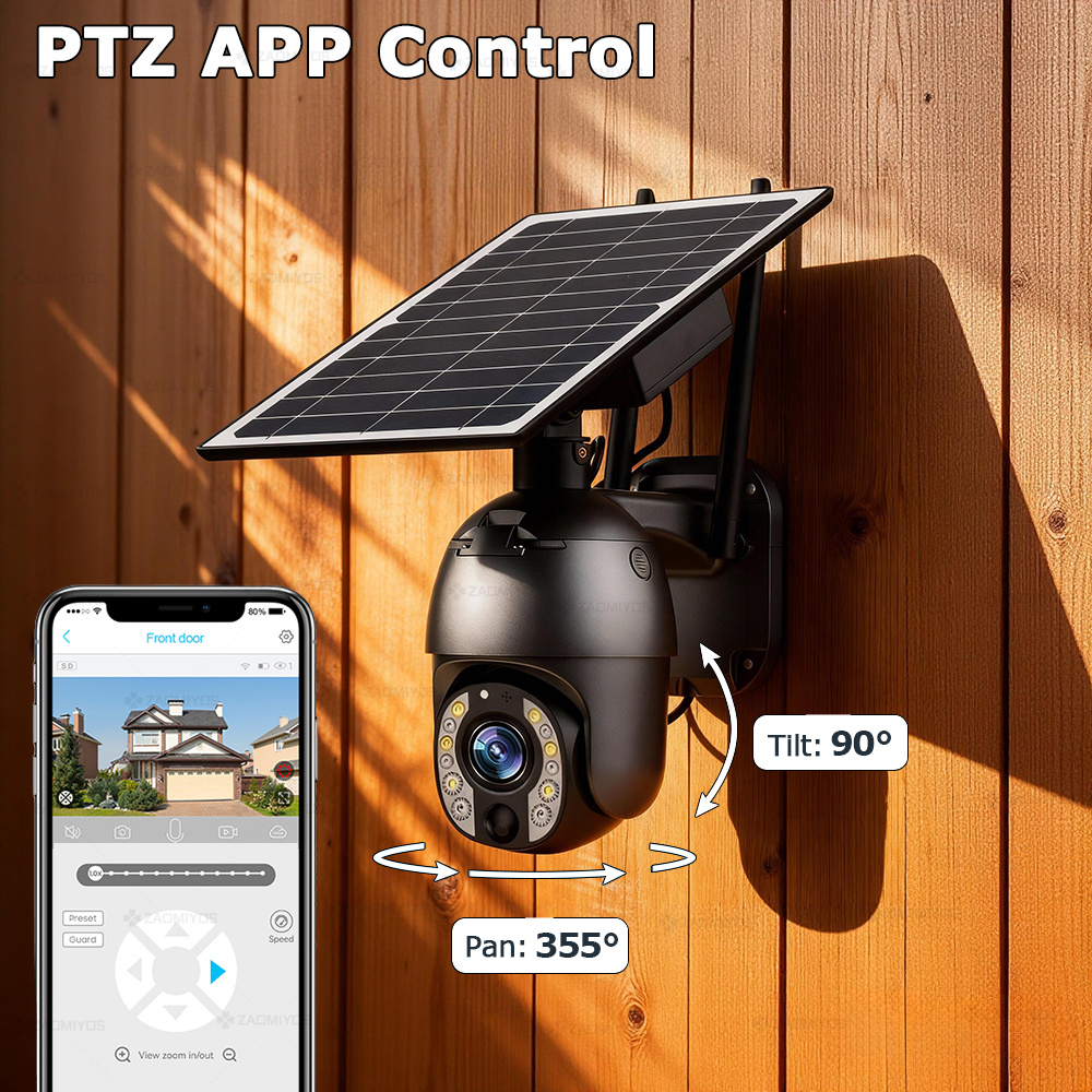 4K 50X Optical Zoom Solar Wifi - Home Security Battery Replacement บทวิจารณ์และราคา