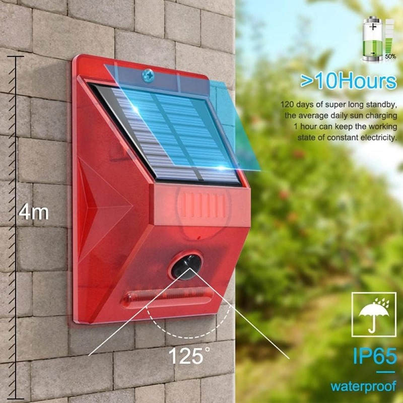 Infrared Motion Sensor Solar A - Solar Security Light บทวิจารณ์และราคา
