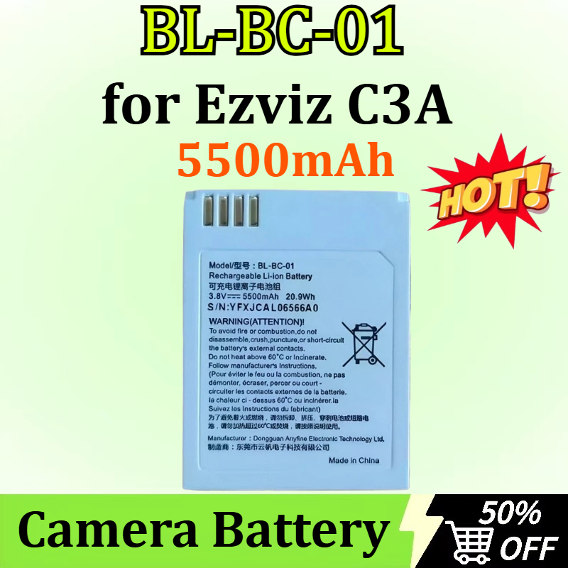 New BL-BC-01 3.8V 5500mAh 20.9 - Home Security Battery Replacement บทวิจารณ์และราคา