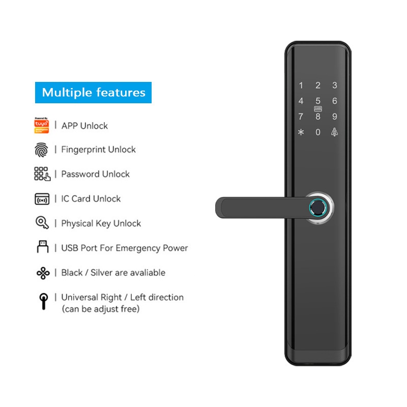 Rfid Fingerprint Handle Smart  - Home Security Battery Replacement บทวิจารณ์และราคา
