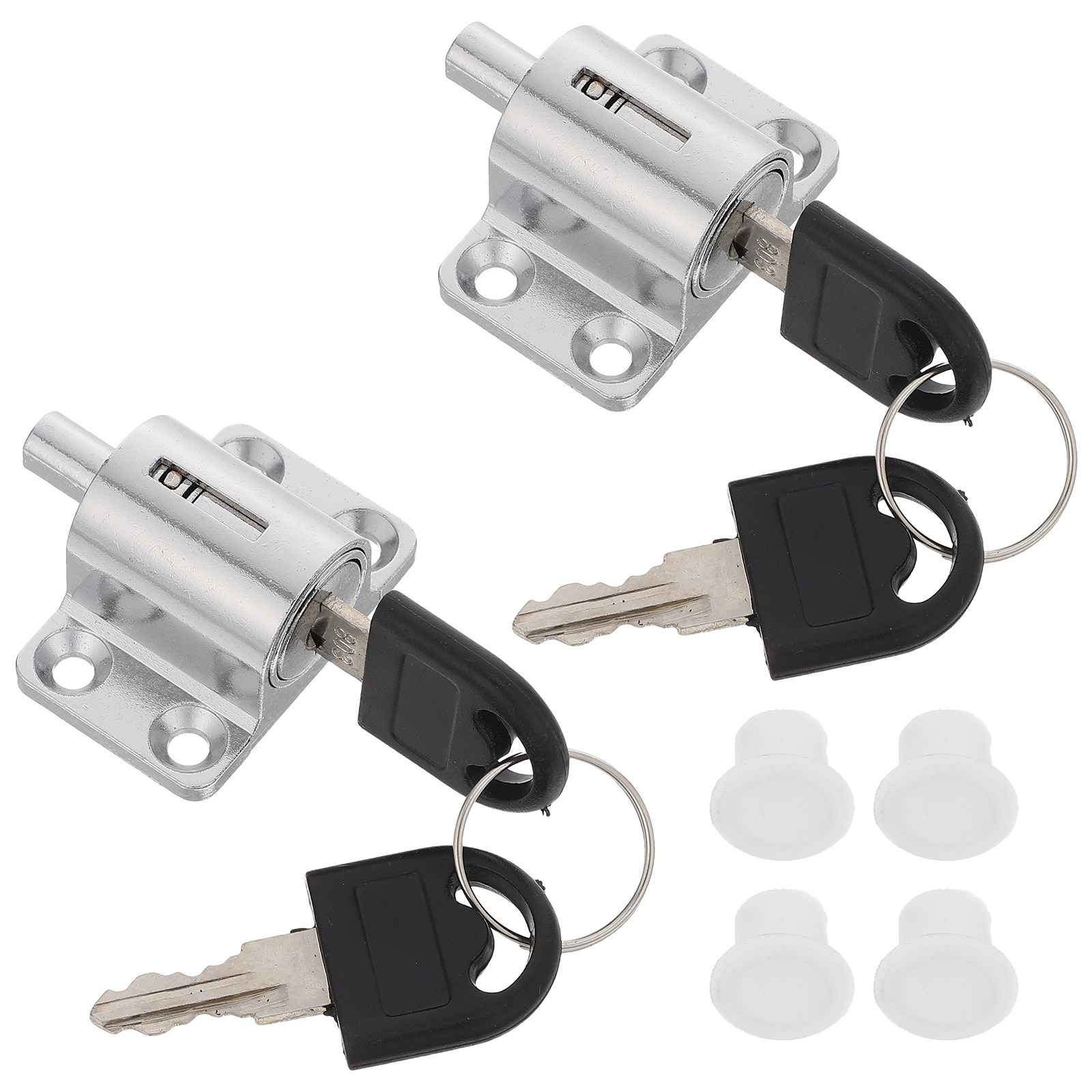 2Sets Zinc Alloy Sliding Door  - Home Security Door Lock บทวิจารณ์และราคา