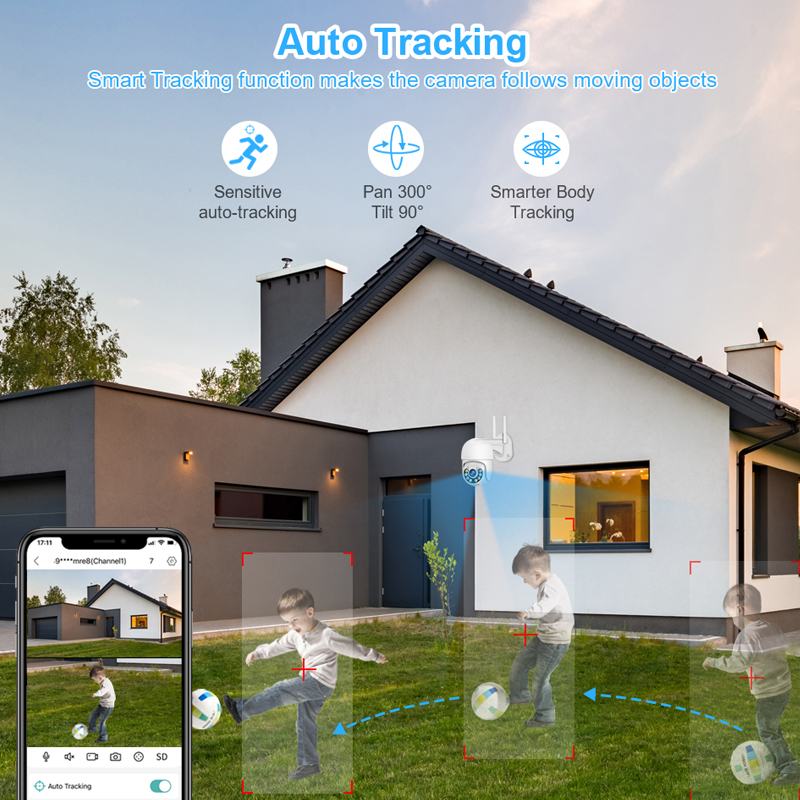 Smar 3MP Wireless CCTV Securit - Home Security Systems With Cameras บทวิจารณ์และราคา