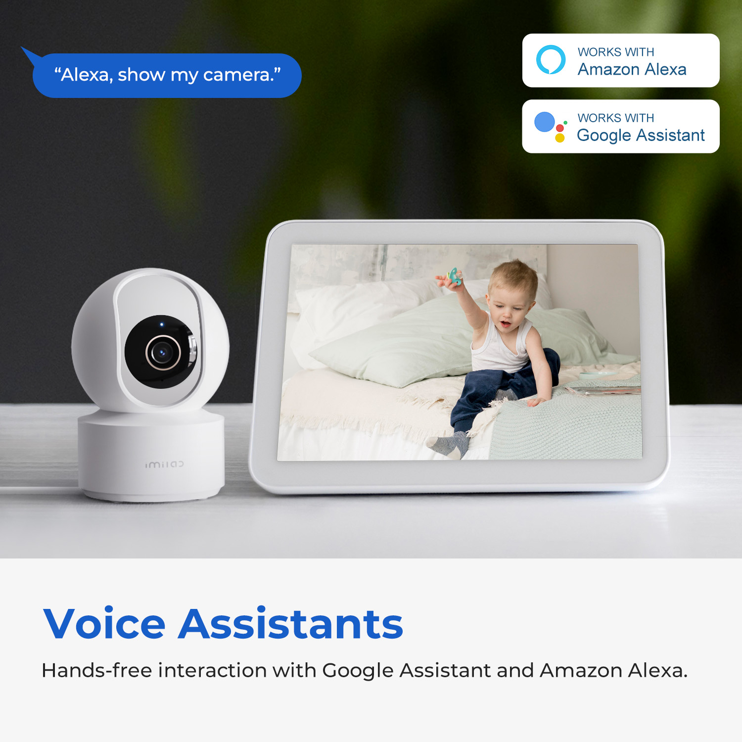 IMILAB Baby Monitor Indoor Sec - Home Security Camera 360 Xiaomi บทวิจารณ์และราคา