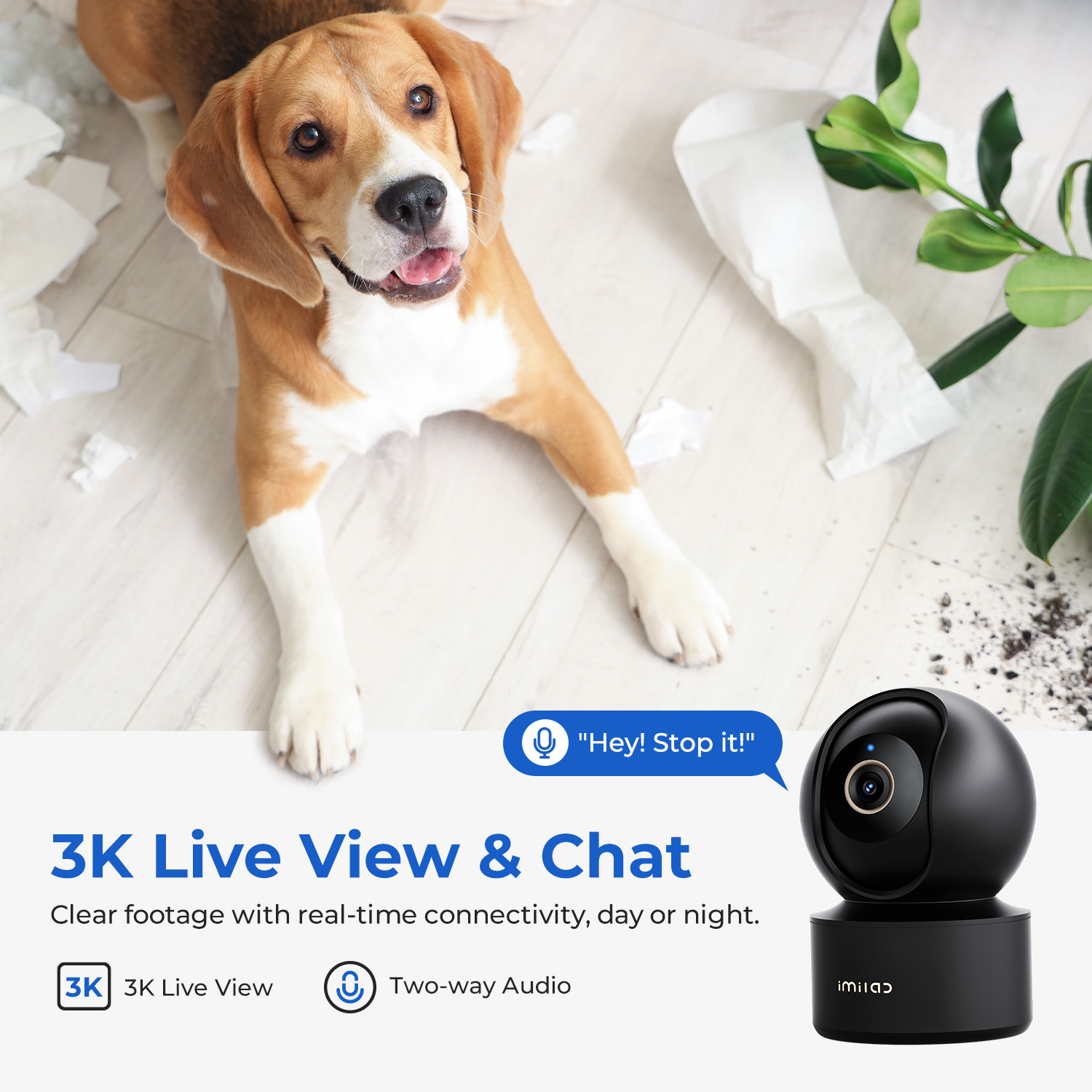IMILAB Baby Monitor Indoor Sec - Home Security Camera 360 Xiaomi บทวิจารณ์และราคา