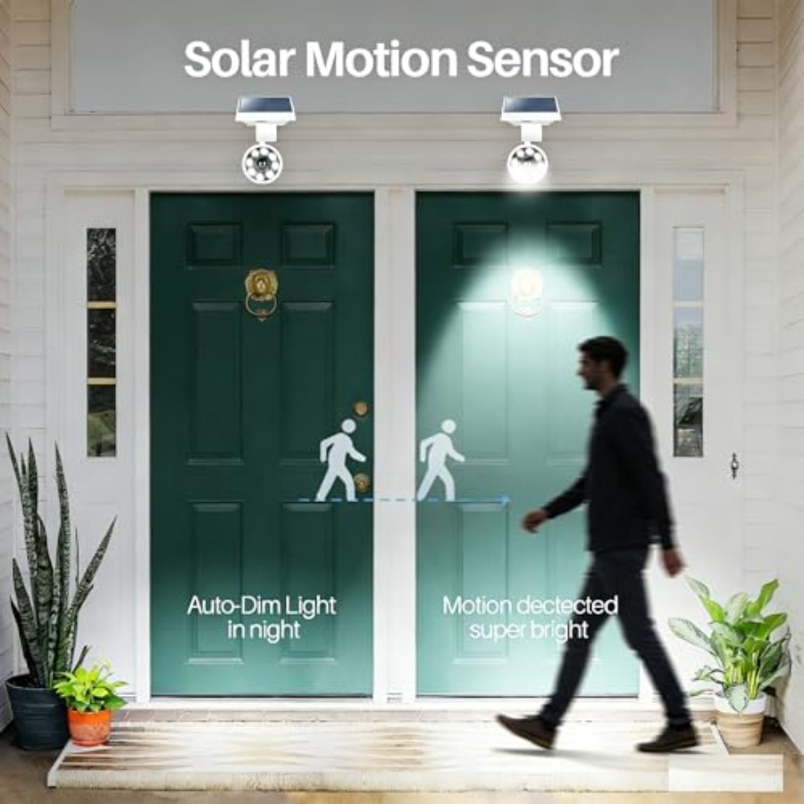 Aluminum Solar Motion Sensor L - Solar Security Light บทวิจารณ์และราคา