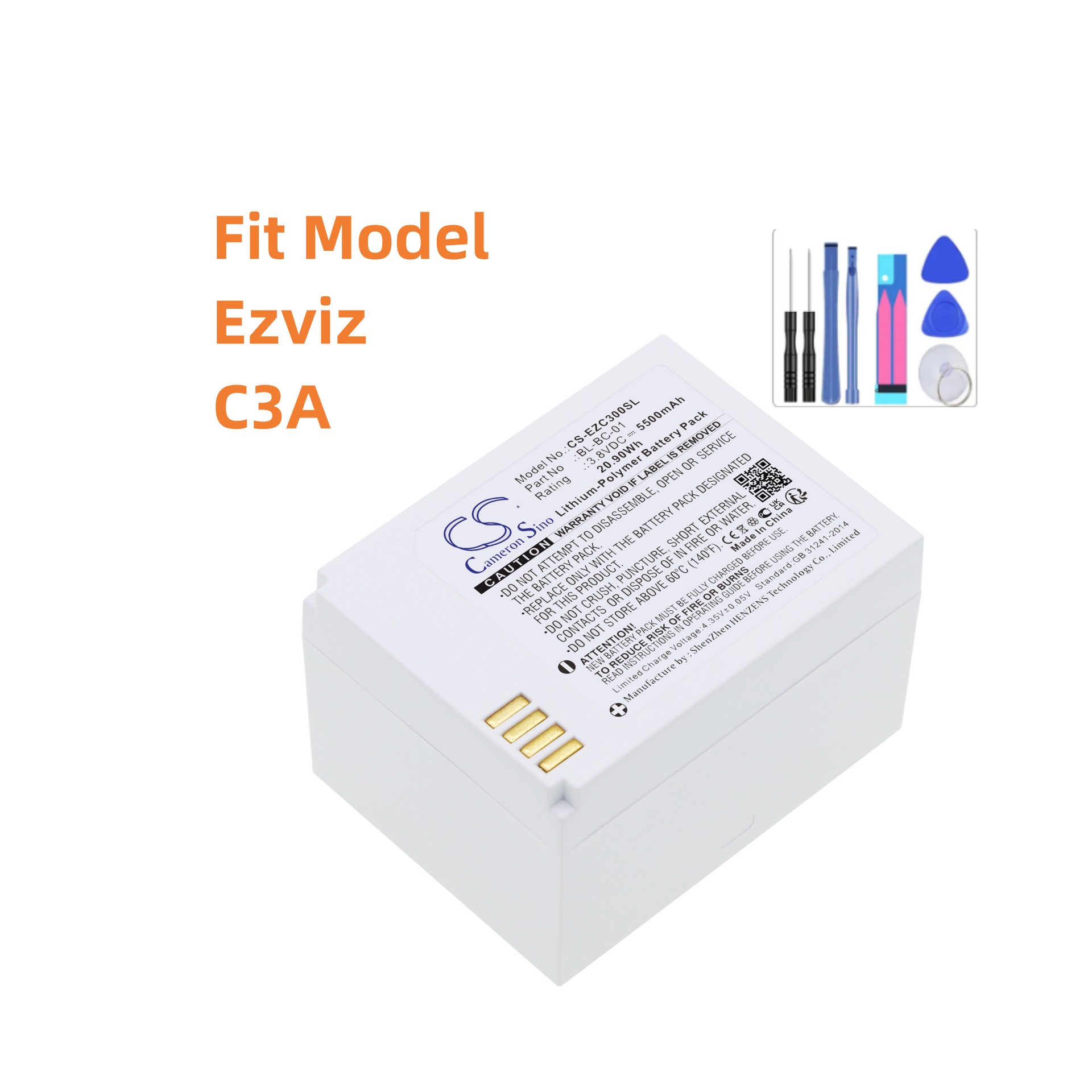 Replacement Battery For Ezviz: - Home Security Battery Replacement บทวิจารณ์และราคา