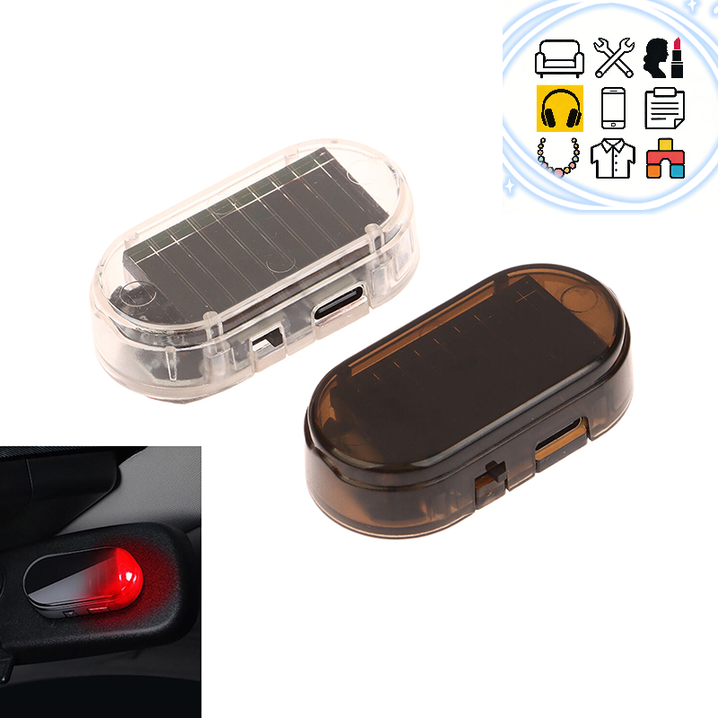 LED Flashing Lights Car Fake S - Solar Security Light บทวิจารณ์และราคา
