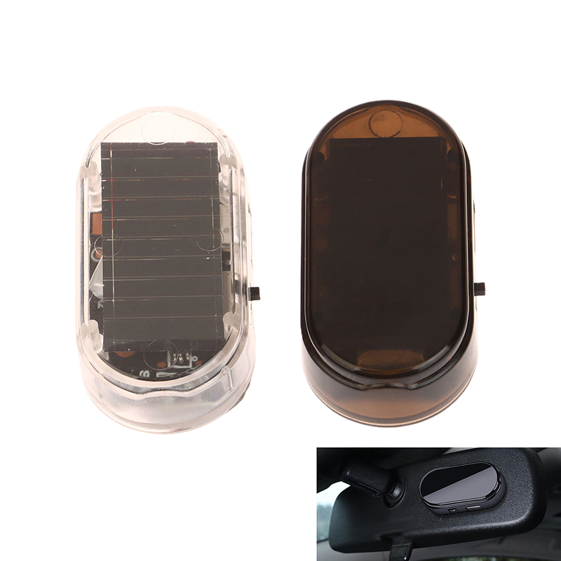 LED Flashing Lights Car Fake S - Solar Security Light บทวิจารณ์และราคา