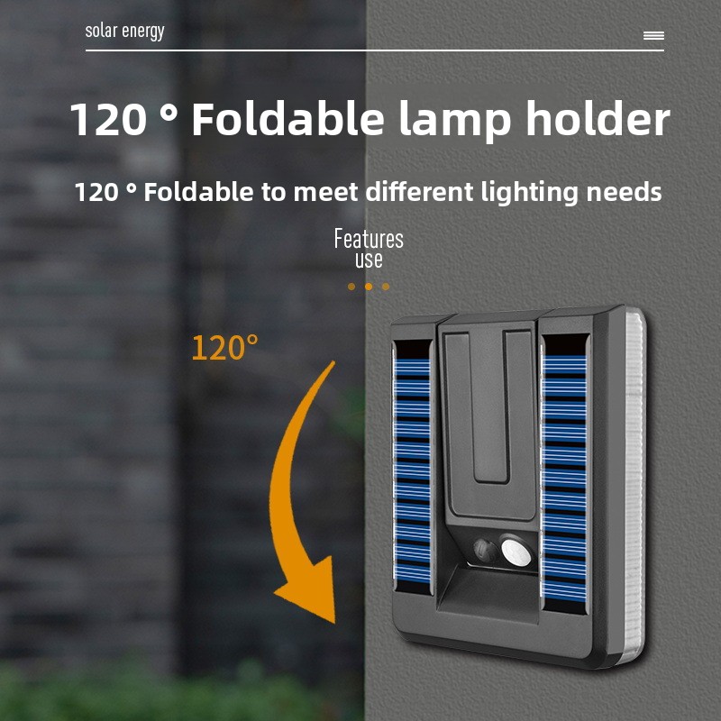 New Smart Outdoor Foldable Sol - Solar Security Light บทวิจารณ์และราคา